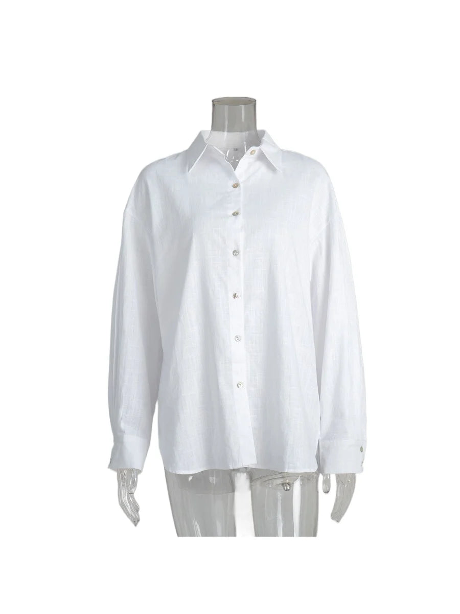 bottun-down shirt for woman