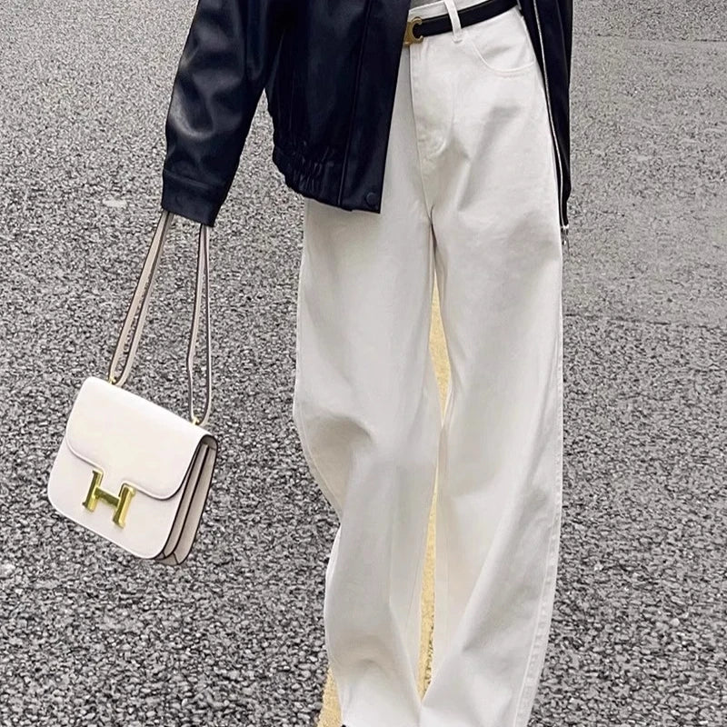 white jeans